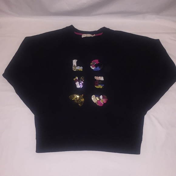 Tory Burch Tops - LOVE Pullover Sweatshirt Tory Burch Tops - LOVE Pullover Sweatshirt